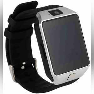 Veme Bluetooth Smart Watch with Camera for IOS and Andriod (Silver Frame/Black )
